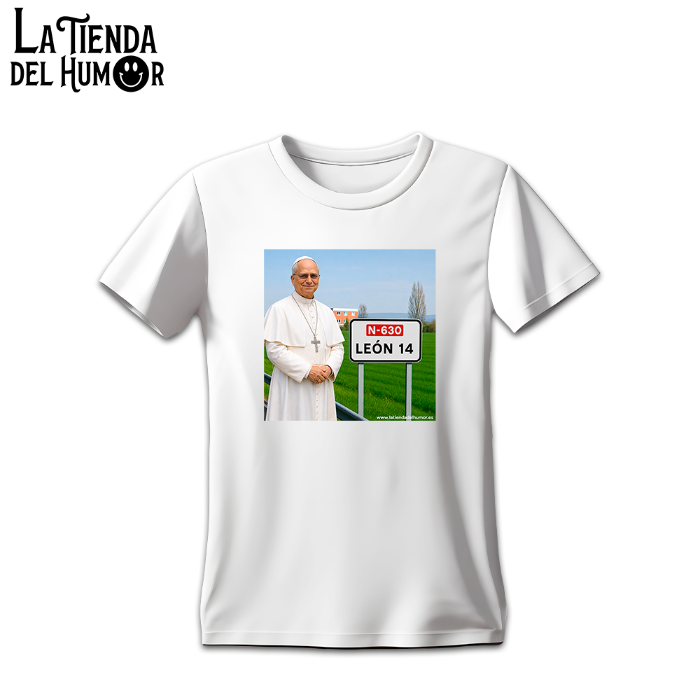 Camiseta Visita de El papa - El papa en León