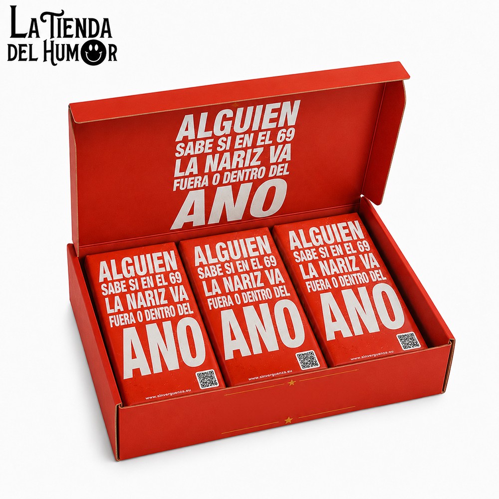 Expositor Caja 20 Chocolates Humor