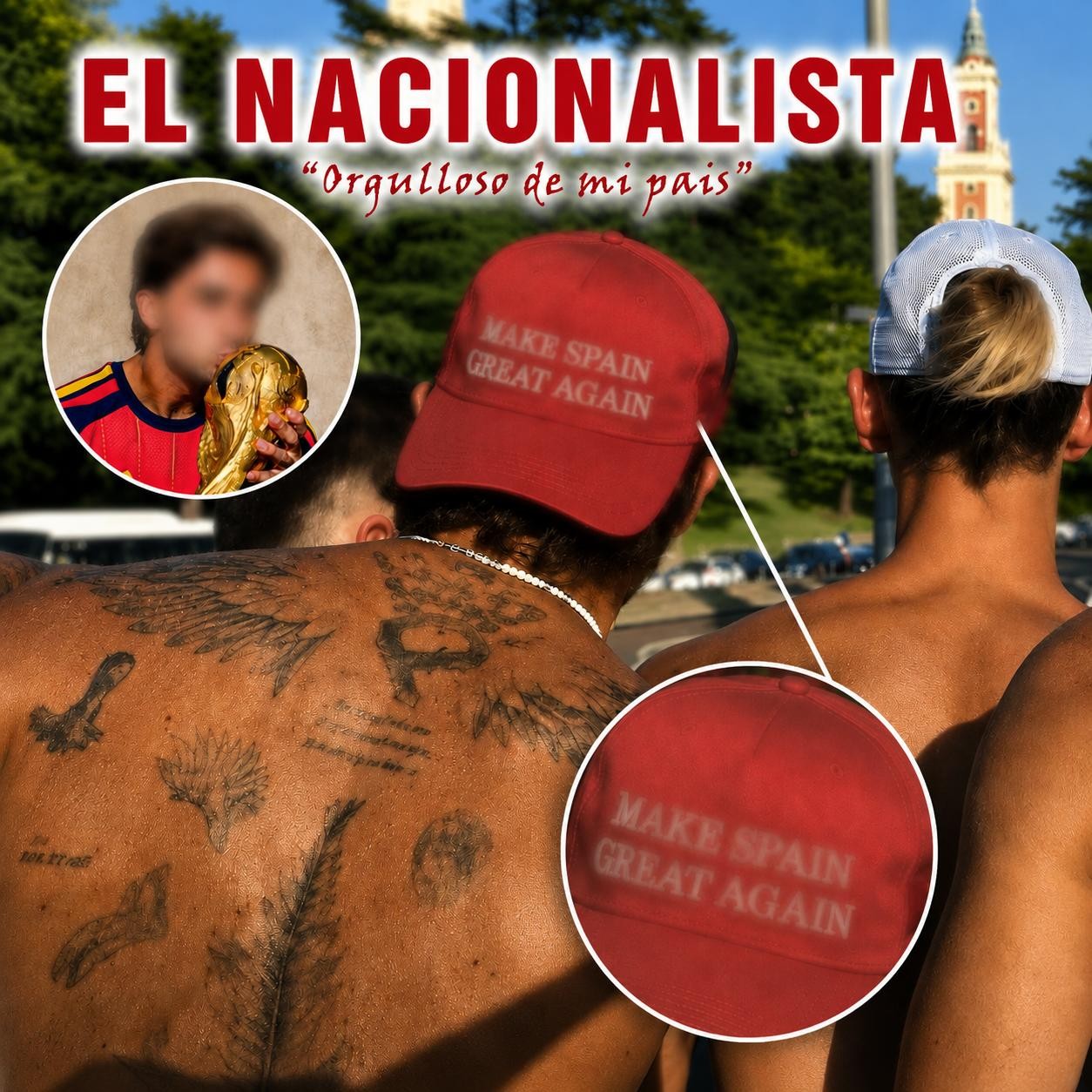 Gorra Roja "Make Spain Great Again"