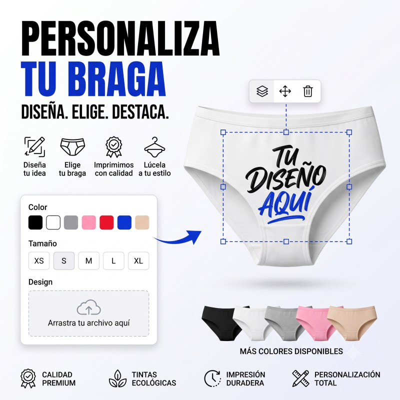 Braga Personalizada con tu Diseño | Color y Talla