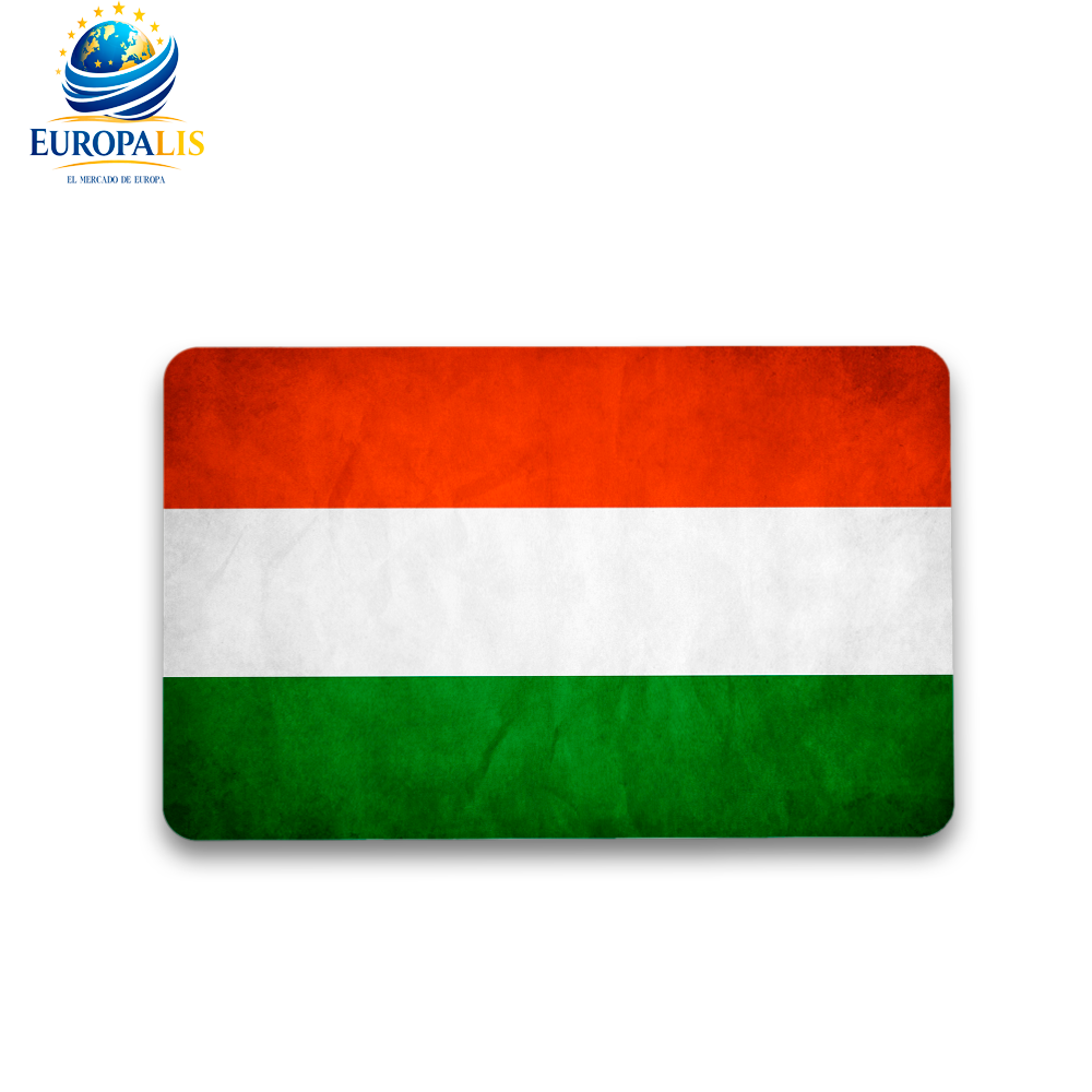 Imán Cuadrado Bandera Hungría