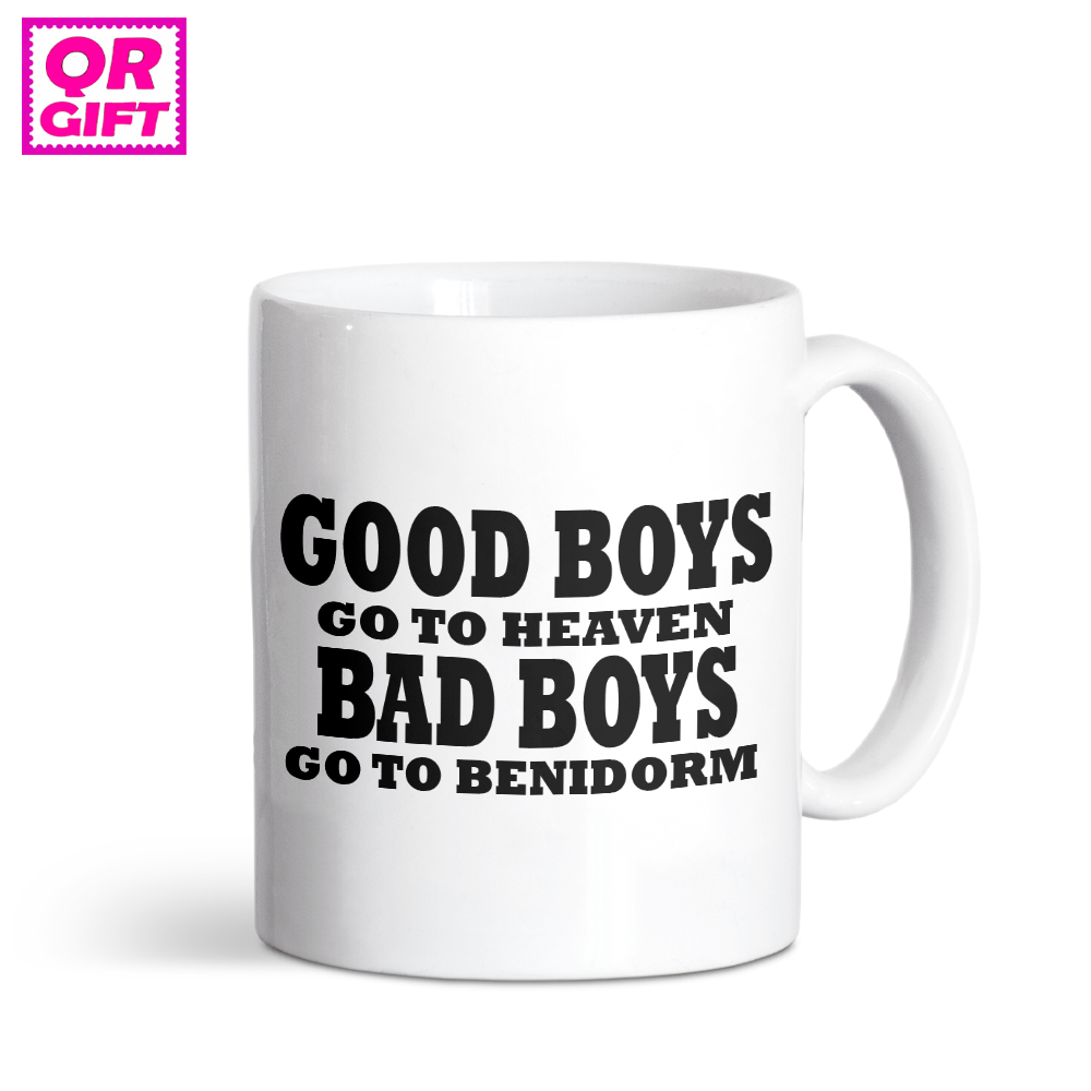 Taza "Bad boys go to Benidorm"