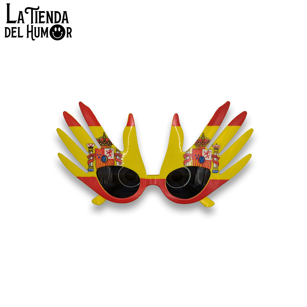 Gafas de España con Forma de Manos – Gafas Divertidas de Animación para Fiesta y Mundial