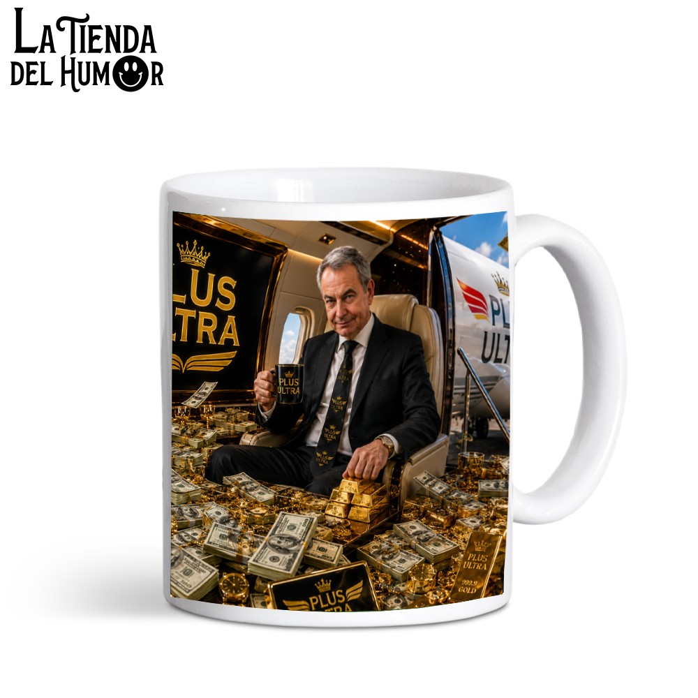 Taza Satírica "Expediente Zapatero" Caso Plus Ultra – Edición Limitada
