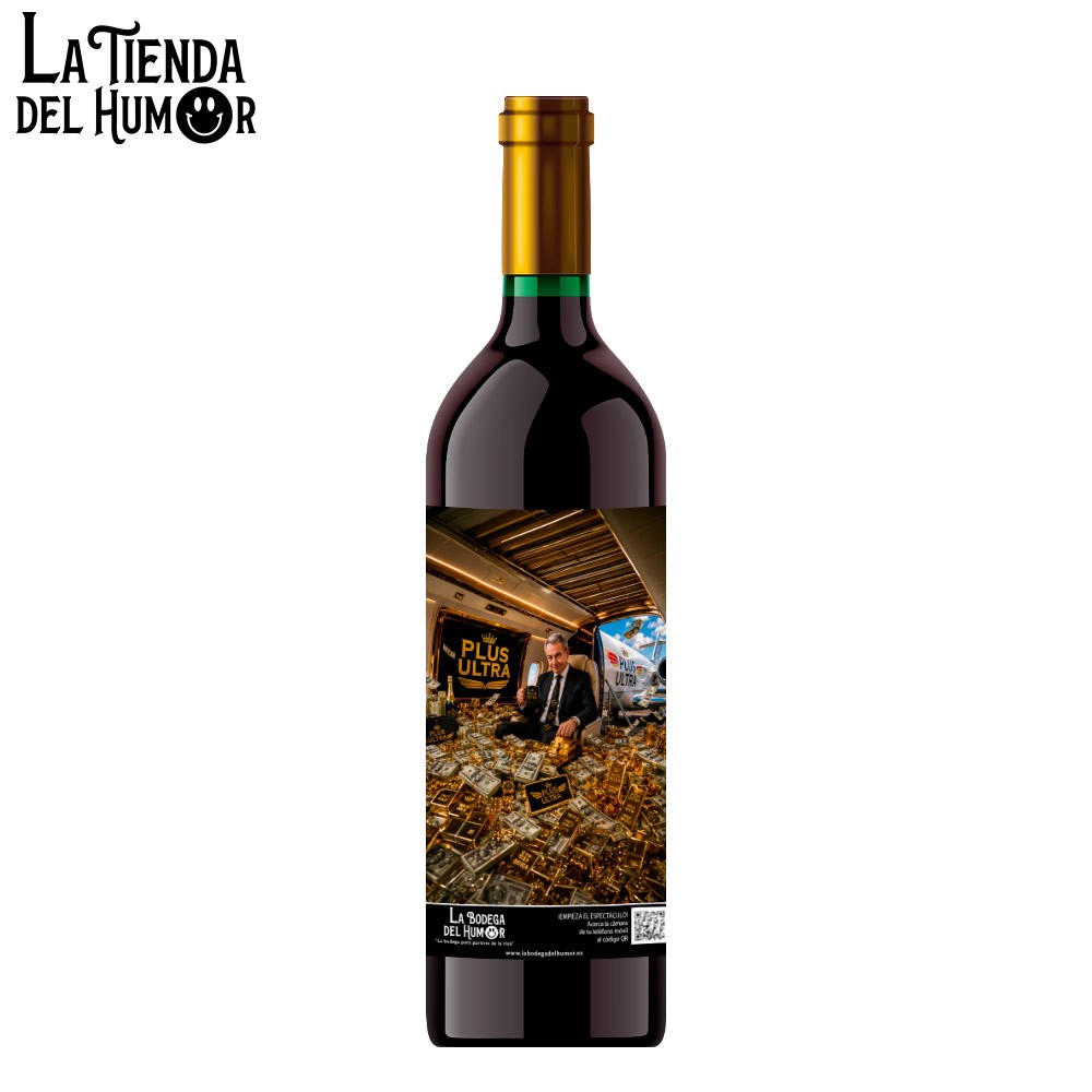 Vino "Gran Reserva VIP" – Botella Temática Caso Plus Ultra