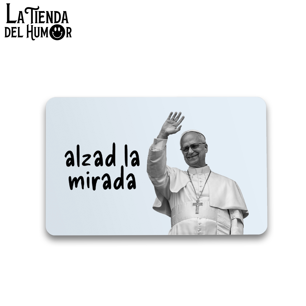 Imán "Alzad la Mirada" - Papa León XIV